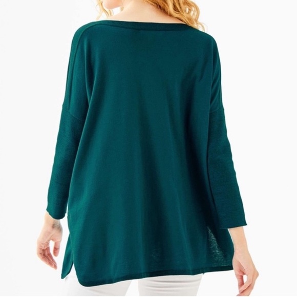 Lilly Pulitzer Cobo Sweater Inky Tidal - Picture 13 of 15